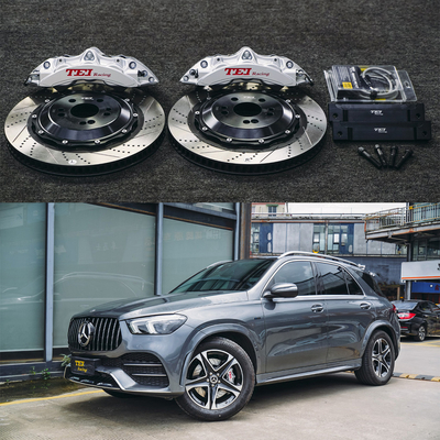 주문 메르세데스 벤츠 GLE 클래스 GLE350 20 인치 자동차 림 앞 6 피스톤 칼리퍼 브레이크 키트 자동 브레이크 온라인 제조