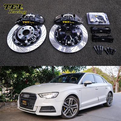주문 아우디 A3 18 인치 림을 위한 355x28 밀리미터 회전자와 TEIRACING 전면 P40NS+ 4 포트 Split 안출되 캘리퍼 온라인 제조