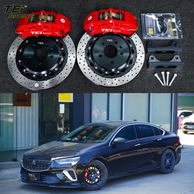 주문 전면 빅 브레이크 키트 4 피스톤 칼리퍼 355x28mm 로터 BBK 자동 브레이크 시스템 온라인 제조