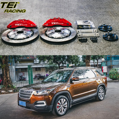 주문 앞 큰 브레이크 키트 4 피스톤 칼리퍼 378x32mm 로터 BBK 자동 브레이크 시스템 차난 CS95 19 인치 자동차 반지 온라인 제조