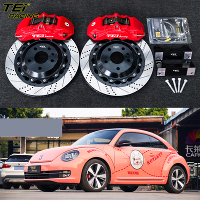 주문 앞 큰 브레이크 키트 6 피스톤 칼리퍼 355x28mm 로터 BBK 자동 브레이크 시스템 온라인 제조