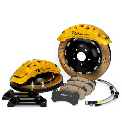 품질  TEI Racing Ultra-high Strength SR8 8 Pot Monoblock Caliper Big Brake Kit For 20/21/22 Inch Car Rim 공장