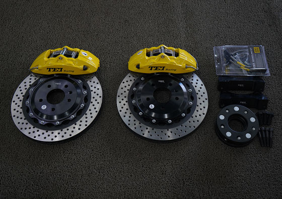 주문 BBK 말리부 XL 4 피스톤 가조 칼리퍼와 345 * 28mm 로터 18 인치 휠 TEI 레이싱 빅 브레이크 키트 온라인 제조