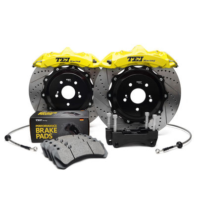 주문 쉐보레 카마로 SS용 BBK 큰 브레이크 키트 6 피스톤 칼리퍼 405 * 34mm 로터 22 인치 바퀴 앞뒤 온라인 제조