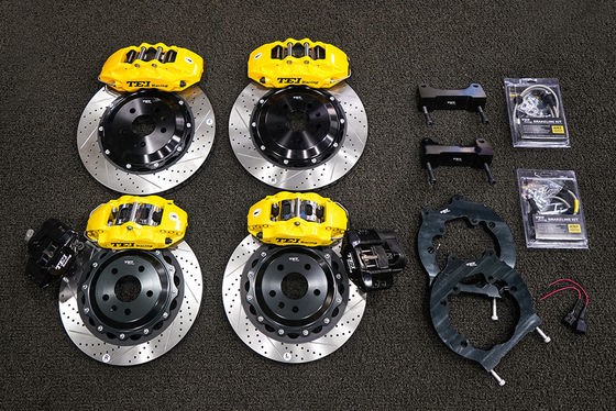 주문 VW 폭스바겐 CC 빅 브레이크 키트 6 펌프 칼리퍼 뚫고 슬롯 355 * 32mm 로터 + 후방 EBP 온라인 제조