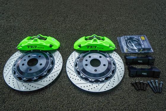 주문 가조 된 칼리퍼 앞 4 피스톤 브레이크 키트 355x28MM 로터 BMW MINI COOPER F54 F55 F56 F55 F57 F60 2010-2019 18