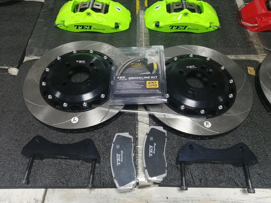 주문 가조 된 칼리퍼 앞 4 피스톤 브레이크 키트 355x28MM 로터 BMW MINI COOPER F54 F55 F56 F55 F57 F60 2010-2019 18
