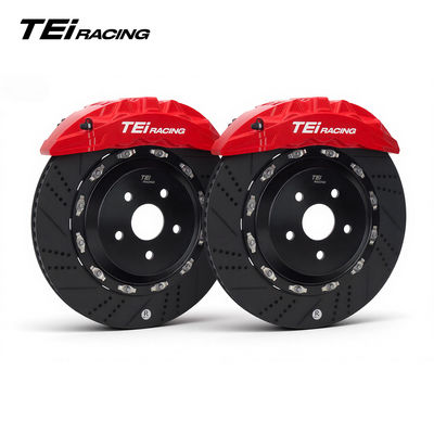 TEI P60EV 빅 브레이크 키트 6 포트 오토 브레이크 캘리퍼 18인치 디스크 BBK (VW 골프 MK6 MK7 MK7.5 MK8 GTI R용)